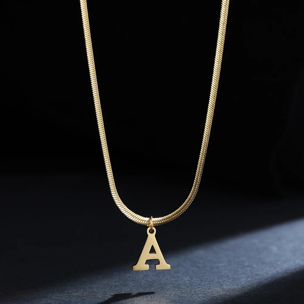 A-Z Alphabet Gold -שרשרת