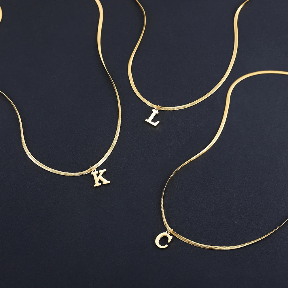 A-Z Alphabet Gold -שרשרת