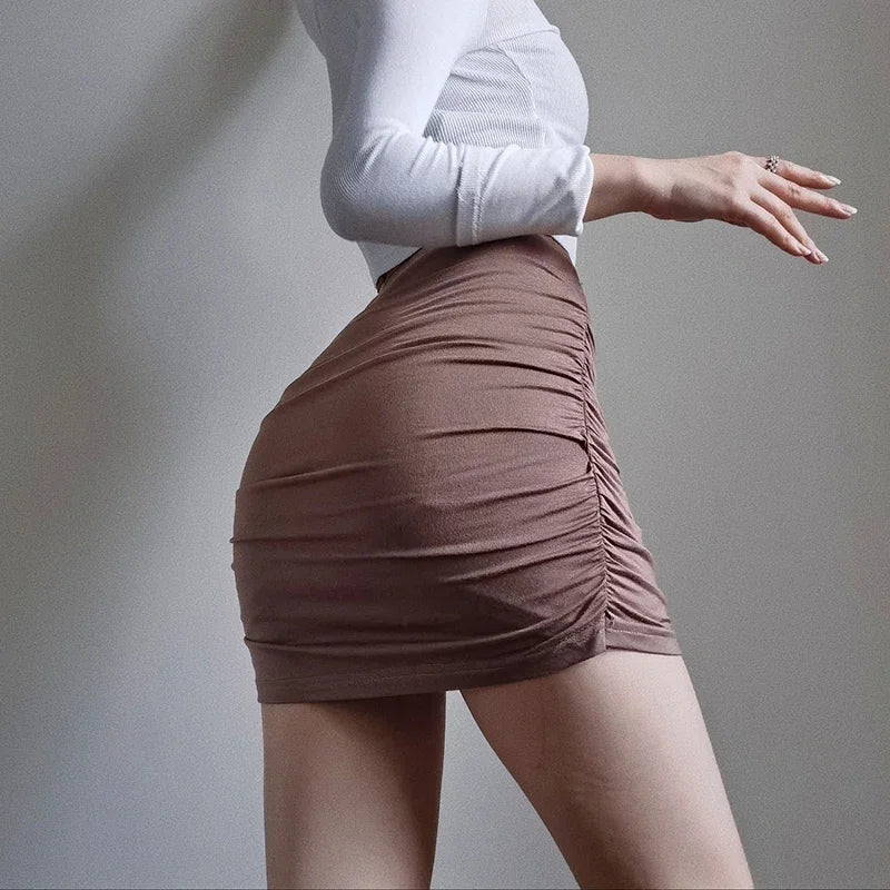Dilan חצאית מיני כיווצים