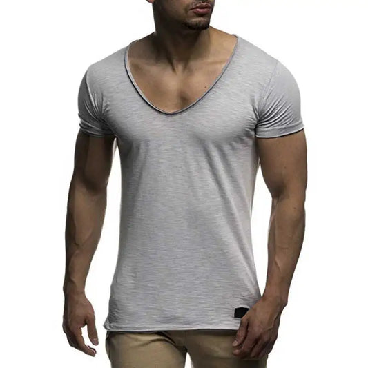 V neck short-חולצה