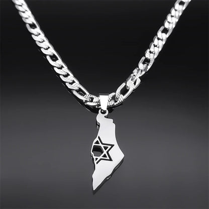שרשרת מפת ישראל